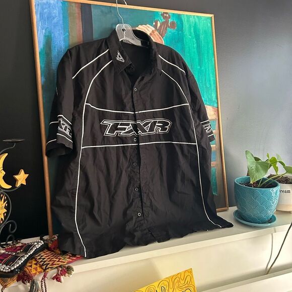 FXR Men's Black Casual Button Down Shirt - Picture 14 of 16